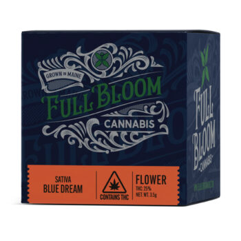 full bloom cannabis blue dream sativa flower